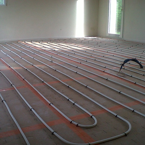 pose sol chauffant Fossey Samuel