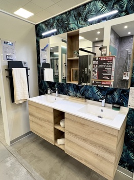 Meuble de salle de bains double vasque