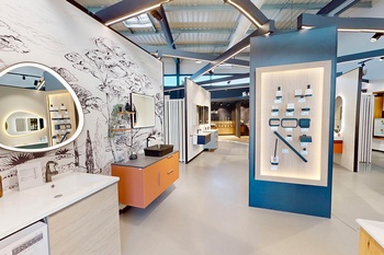 Meuble de salle de bain simple vasque