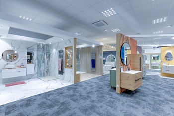 Salle de bain complete avec vasque à poser et douche