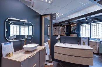 Meuble suspendu et vasque à poser