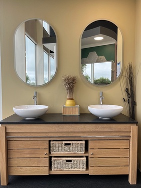 Meuble double vasque à poser