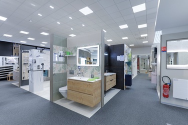 Meuble 2 tiroirs avec WC suspendu