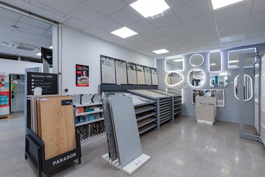 Choix de carrelage et miroir