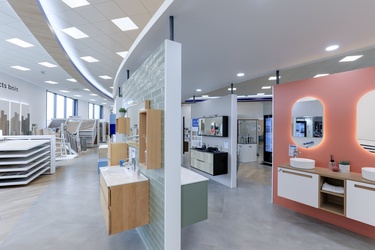 Meuble avec double vasque à poser