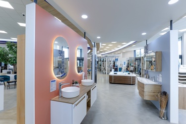 Meuble avec double vasque à poser