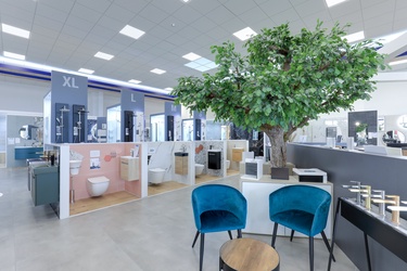 WC suspendu et lave mains