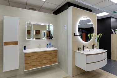 Meuble double tiroir avec double lavabo