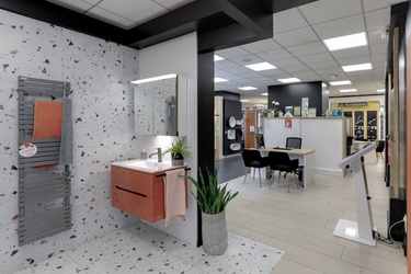 Meuble suspendu avec armoire de toilette