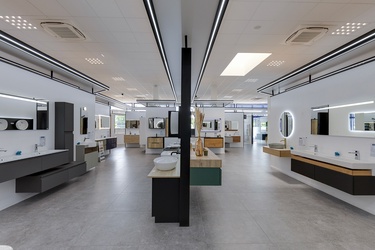 Meuble suspendu avec double vasque