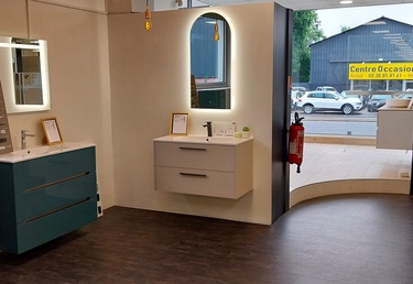 Meuble de salle de bain avec 3 tiroirs et 2 tiroirs