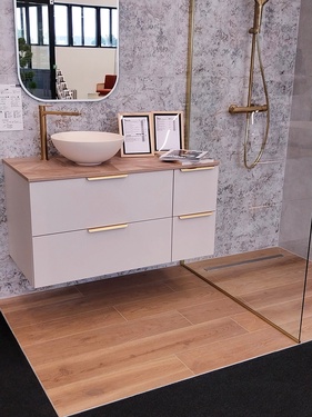 Meuble avec vasque à poser