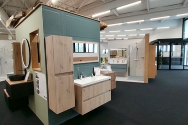 Meuble suspendu 2 tiroirs avec colonne de rangement