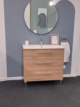 Meuble simple vasque avec 3 tiroirs