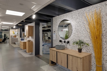 Meuble avec vasque à poser