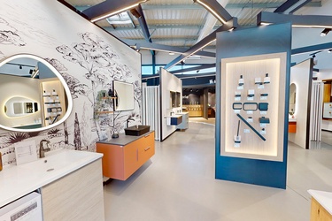 Meuble de salle de bain simple vasque