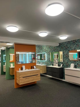 Meubles suspendus avec miroir LED