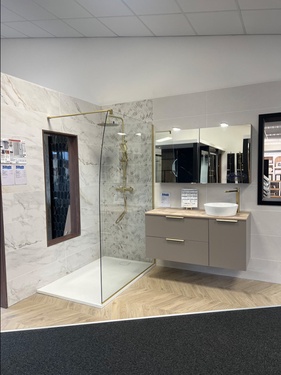 Meuble de salle de bain et douche