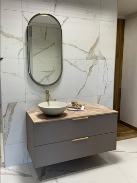 Meuble de salle de bain avec vasque à poser