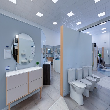 Meuble 4 tiroirs suspendus avec WC