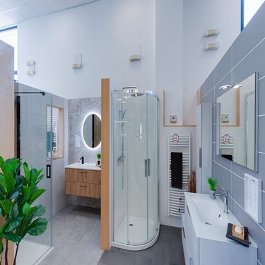 Cabine de douche angle