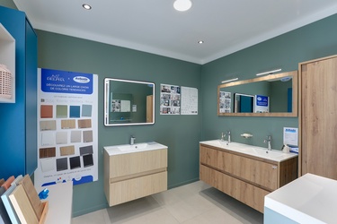 Meuble suspendu avec miroir