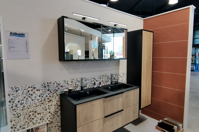 Ensemble meuble Ultra Cadra double vasque