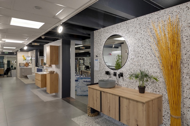 Meuble avec vasque à poser